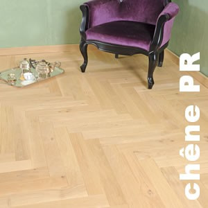 Parquet massif à bâtons rompus en Chêne PR Premier Europe
