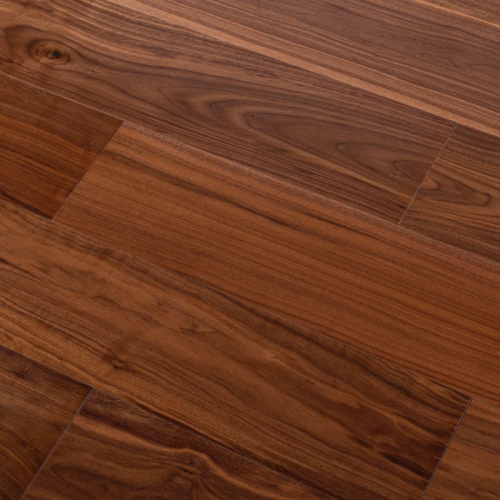 Parquet massif Noyer Américain - 14 x 120 mm - verni ou huilé