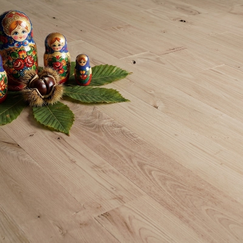 BON PLAN ♦ Parquet massif en Châtaignier, brut, homogène, 100% français