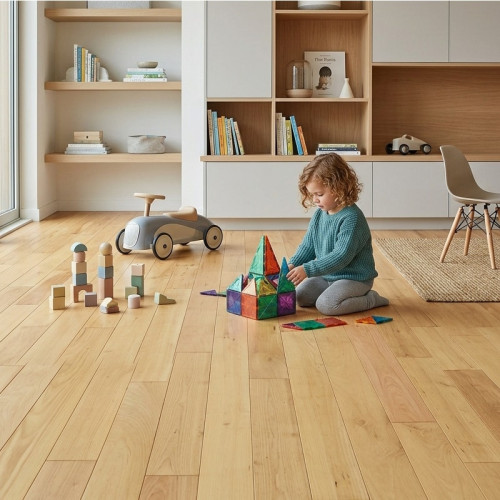 Parquet massif Acacia Robinier - 10 x 70 mm - brut