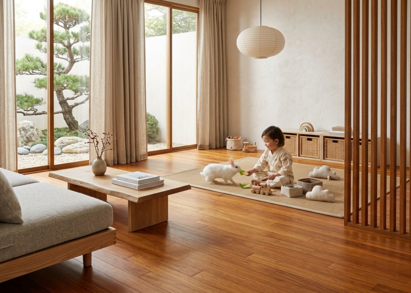 Parquet Jatoba contrecollé huilé 15 × 135 mm — Rouge brun intense · Livraison France | Floorz™