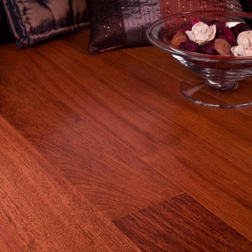 Parquet massif Cumaru Rouge - 20 x 115 mm - brut - déclassé