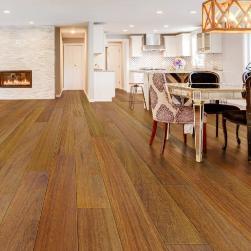 Parquet massif Cumaru Blond - 14 x 120 mm - huilé ou verni
