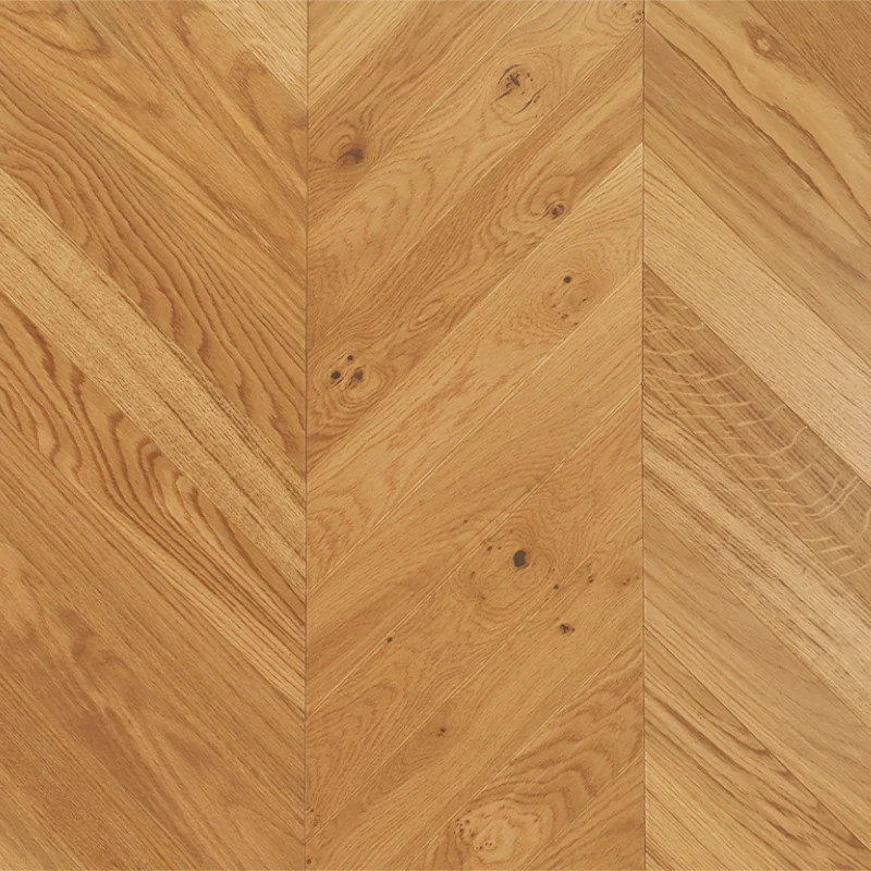 Parquet massif Chene premier Point Hongrie - 14 x 90 x 500 mm - brut