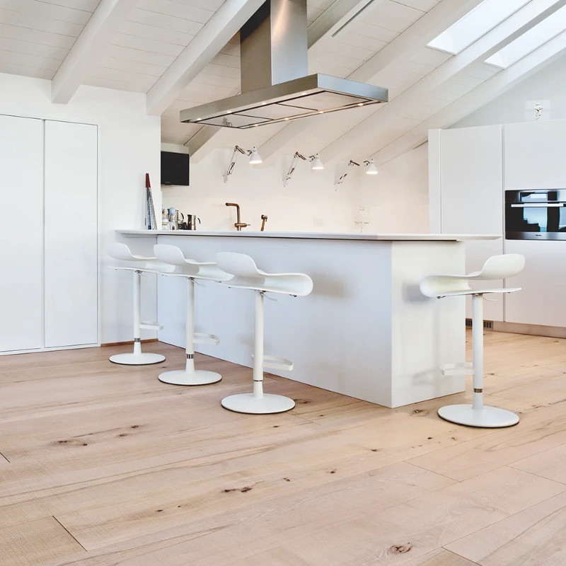 Parquet Hêtre naturel, verni extra-mat, éco-responsable