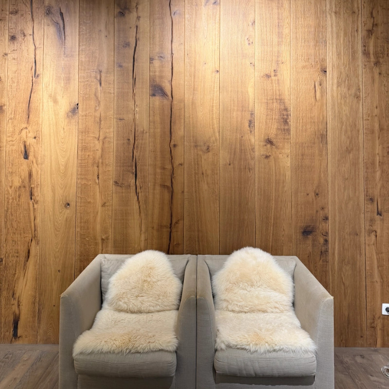 Exceptionnel parquet Arbony aux allures de plancher de wagon !