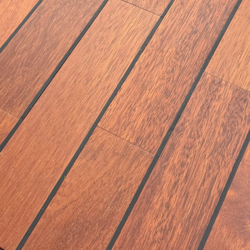Parquet Pont de Bateau Merbau préfini - 15 x 90 mm - huilé