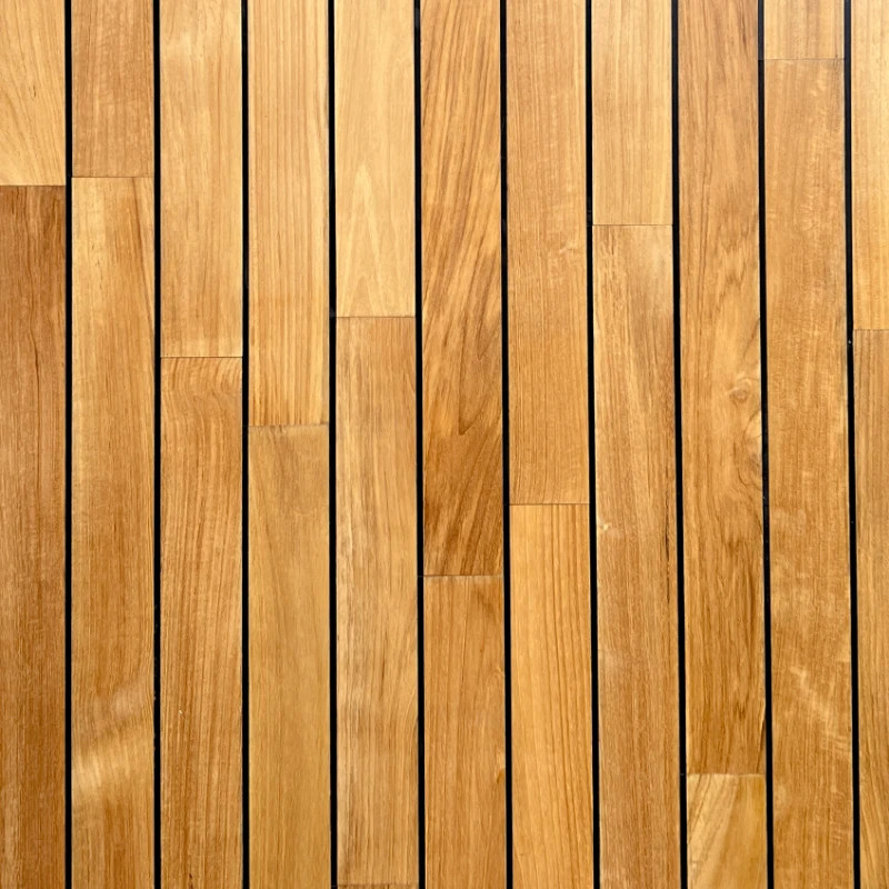 Parquet Teck Pont de Bateau 12 x 90 mm huilé - dès 99 € HT - nouvelle référence | Floorz™