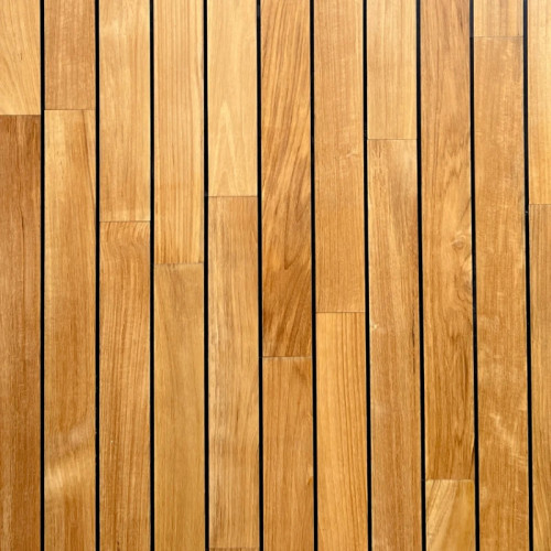 Parquet Pont de Bateau Teck préfini - 12 x 70 mm - huilé - prix colis 1,68m2