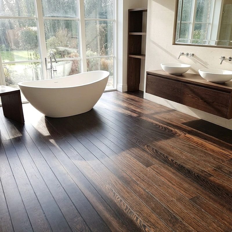 Wengé 10 x 68 mm brut double face Pont de Bateau - nouvelle référence | Floorz™