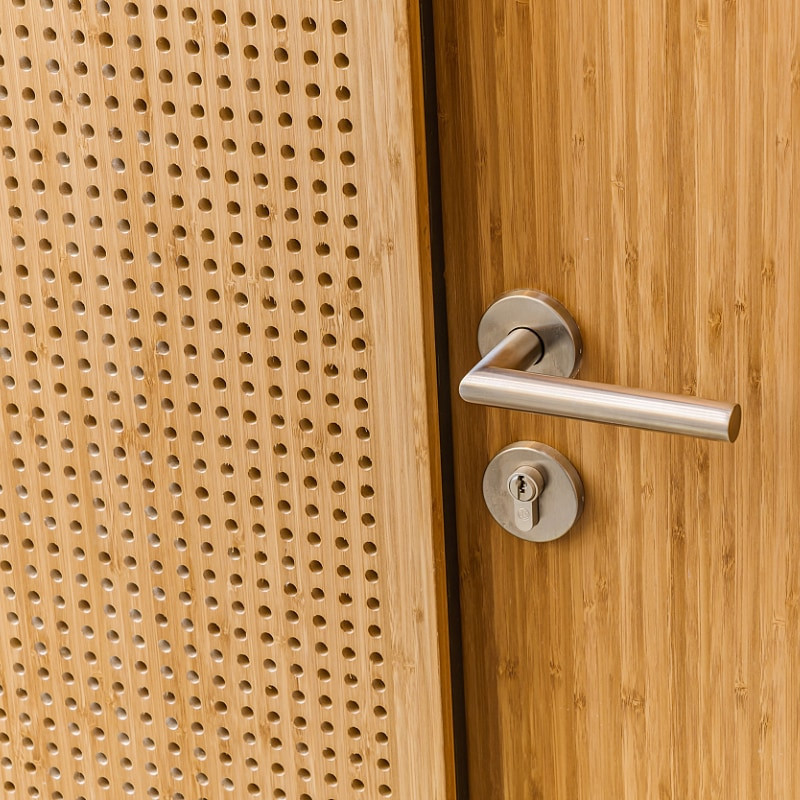 Placage Bambou vertical caramel