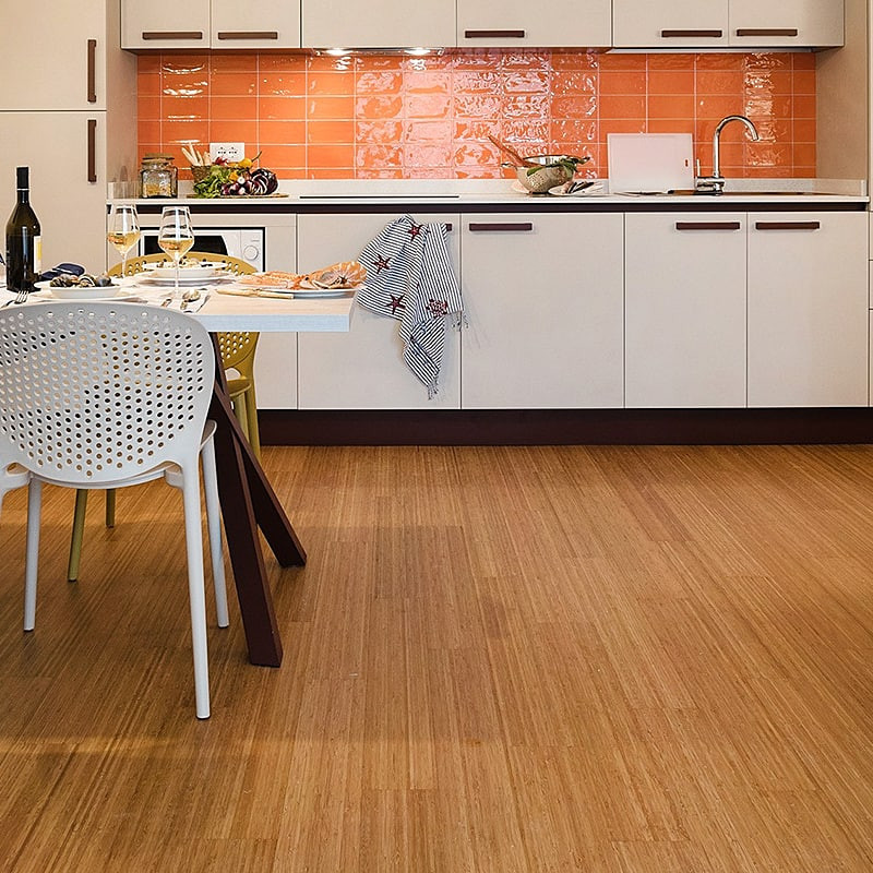 Bambou massif MOSO 15 x 96 mm verni caramel - nouvelle référence | Floorz™