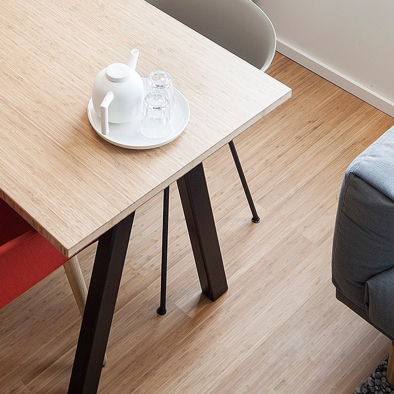Bambou 10 x 95 x 970 mm pré-huilé caramel vertical - dès 60 € /m² HT - en stock maintenant | Floorz™