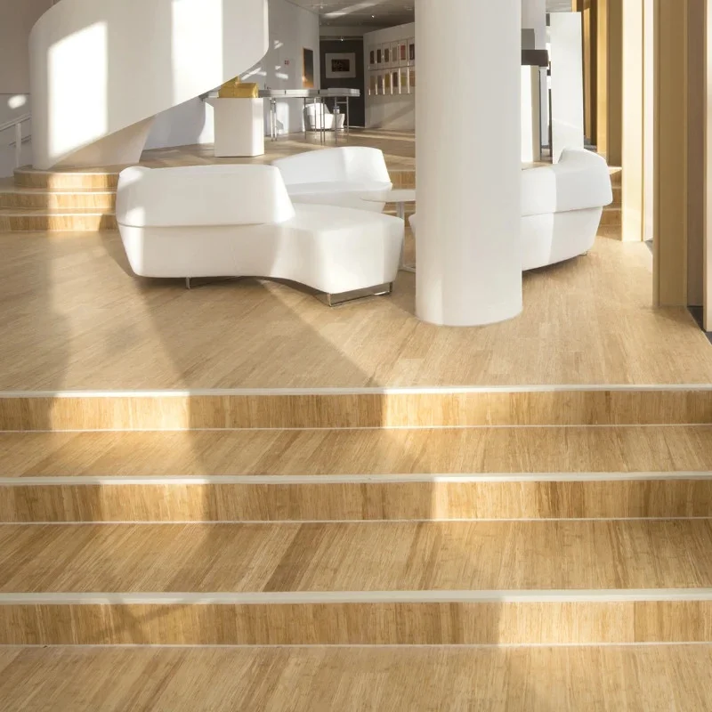 parquet Bambou mosaïque naturel — lames format carré — finition contemporaine
