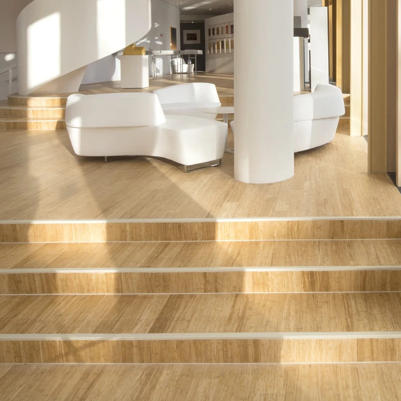 Bambou 10 x 125 mm verni naturel clipsable - dès 50 €/m² HT - offre limitée | Floorz™