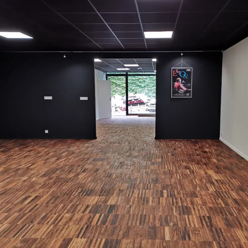 Parquet industriel Curupau - 15 x 180 x 220 mm - motif sur chants - PROMO