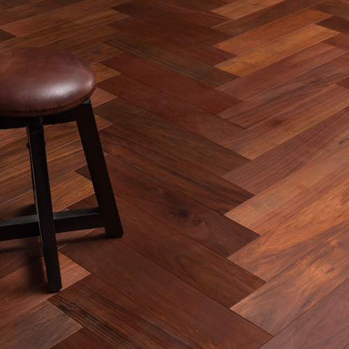 Parquet contrecollé Curupau Baton Rompu - 15 x 135 x 600 mm - huilé