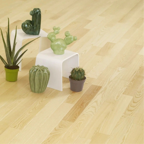 Parquet massif planchette Frêne Premier - 10 x 60 x 300 mm - brut