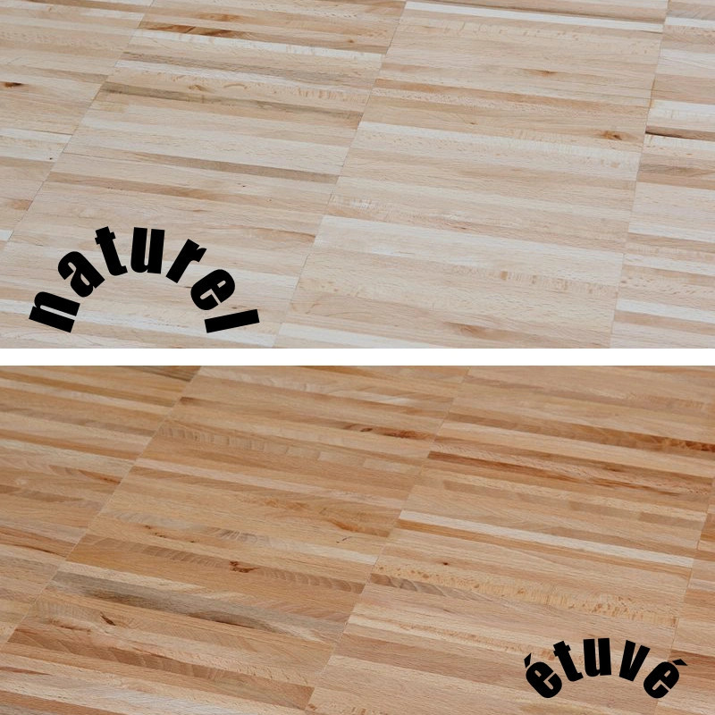 UNIQUE ▷ Parquet Industriel Hêtre 14x20x250 mm sur chants