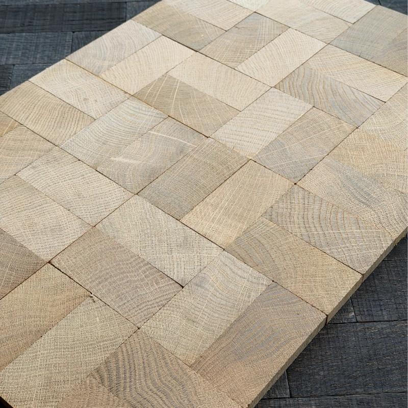 Chêne bois de bout 16x50x70 mm brut - dès 170 €/m² HT - offre limitée | Floorz™