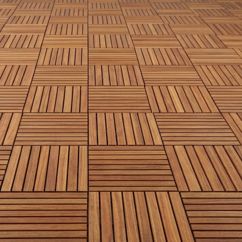 Dalle caillebotis Ipé 38 x 1000 x 1000 mm - dès 90 € HT - réservez avant rupture | Floorz™