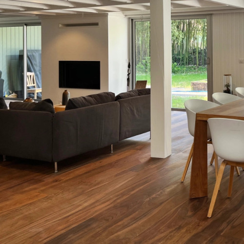 Parquet contrecollé Ipe Rustique - 15 x 135 mm - huilé