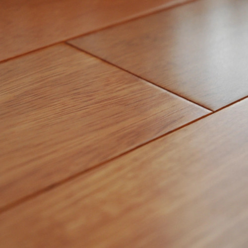 Parquet massif Kempas - 15 x 90 mm - verni - PROMO