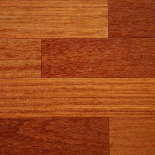 Parquet massif Kempas - 15 x 90 mm - verni