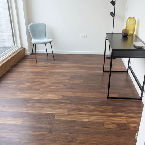 Parquet massif Noyer d'Asie / Kuku - 15 x 90 mm - verni mat - Bali - PROMO