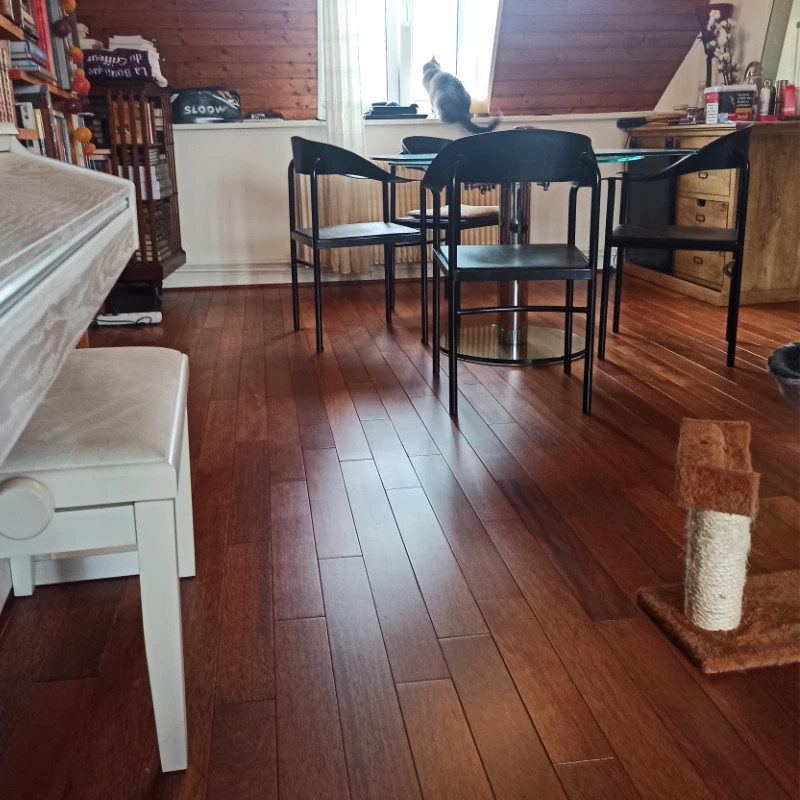 Merbau contrecollé 14 x 155 mm huilé ultra mat clipsable - dès 91,20 €/m² HT - livraison express | Floorz™