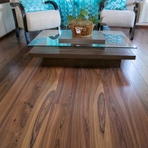 Parquet contrecollé Morado Rustique - 15 x 135 mm - verni mat - Paris Trocadero