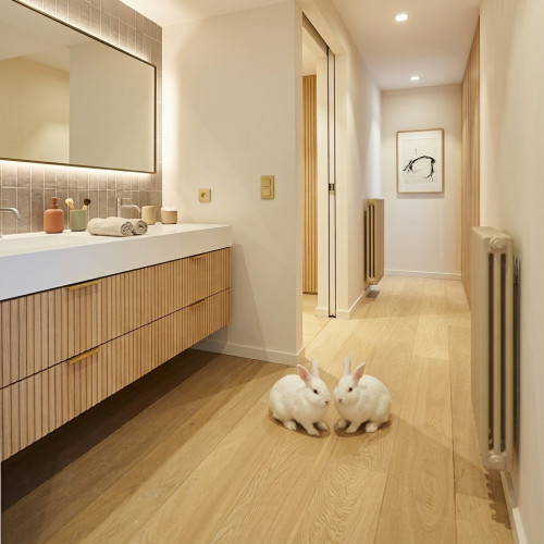 Parquet massif Acacia Robinier - 23 x 120 mm - huilé
