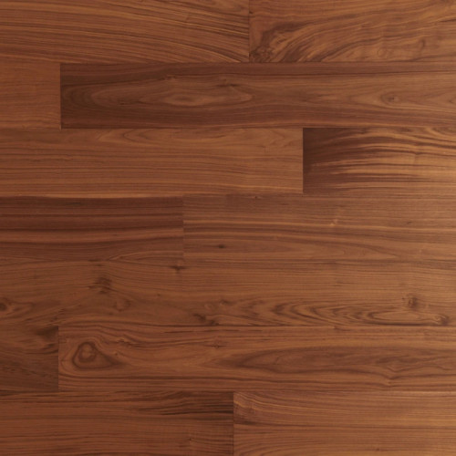 Parquet massif Noyer Américain Select - 15 x 90 x 600-1200 mm - brut