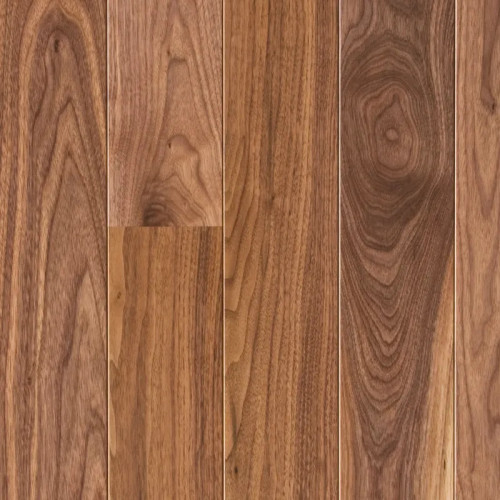 Parquet contrecollé Noyer Américain Select - 12 x 180 mm - verni
