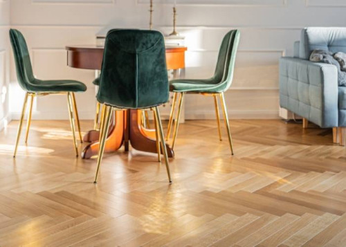 Parquet contrecollé Chêne Premier - 11 x 70 x 350 mm - brut