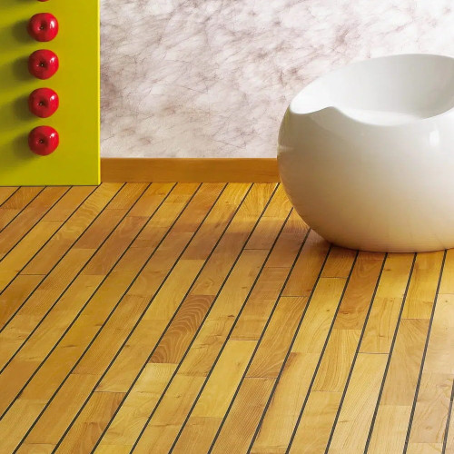 Parquet contrecollé Pont de Bateau Acacia Robinier préfini - 11 x 86 mm - huilé - Navylam