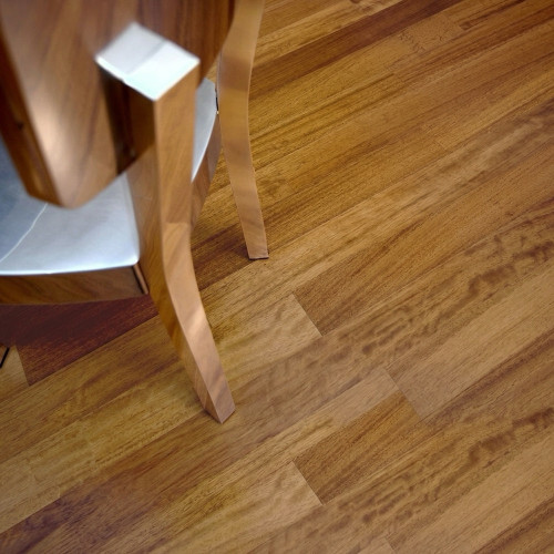 Parquet massif Iroko - 10 x 68 mm - brut - PROMO