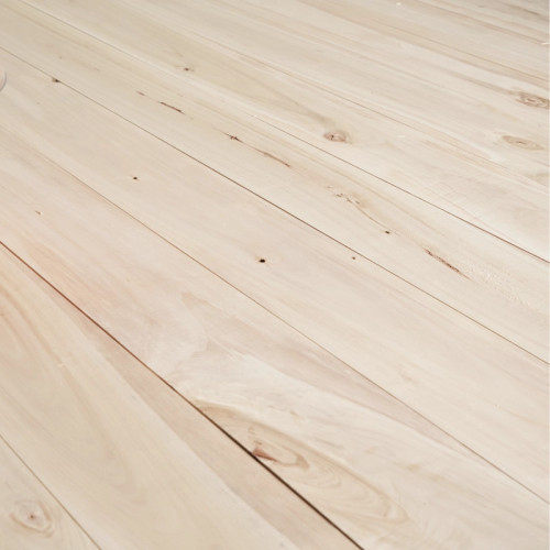 Parquet massif Peuplier Rustique Français - 23 x 100 mm - brut