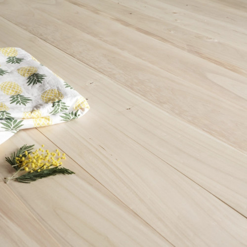 Parquet massif Peuplier Français - 27 x 180 mm - brut
