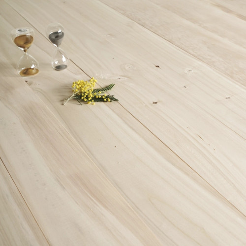 Parquet massif Peuplier Français - 23 x 140 mm - brut