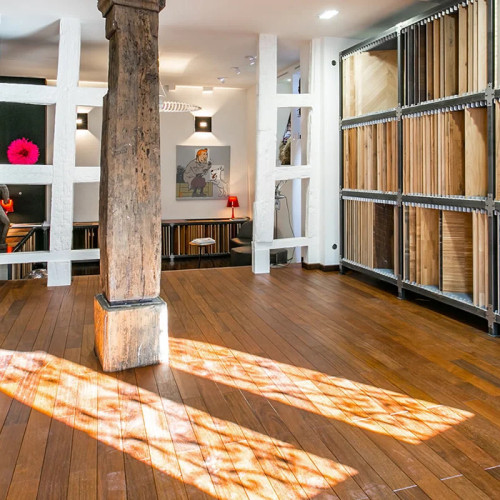 Parquet massif Sucupira - 14 x 90 mm - huilé