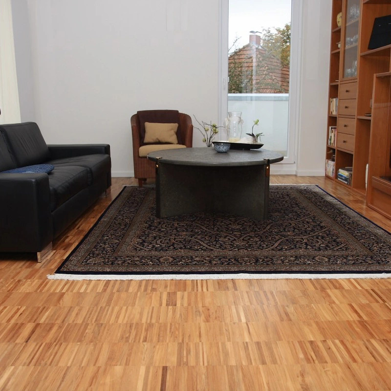 Parquet industriel Teck 14x20x250 mm sur chants - dès 44 €/m² HT | Floorz™