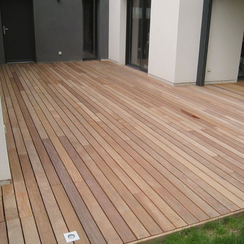 Lames de terrasse Cumaru - 21 x 145 x moins de 180 cm - 2 faces lisses - PROMO