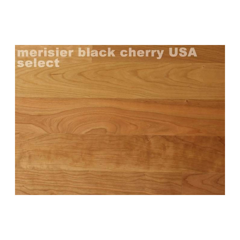 Parquet Parquet massif Merisier - 14 x 90 - brut
