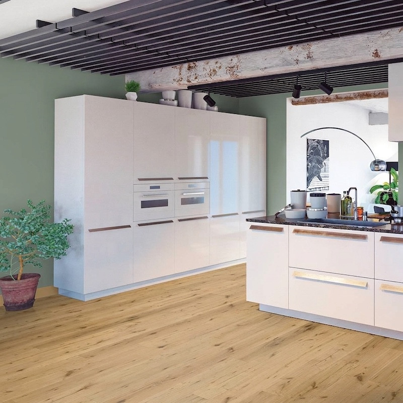 Parquet contrecollé chêne - 14 x 190 mm - huilé naturel - brossé - vieilli - dès 77 €/m² HT - en stock maintenant | Floorz™