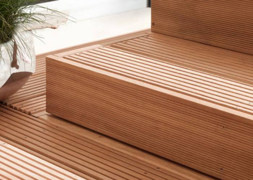 Lames de terrasse Mukulungu - 25 x 145 x 1800- mm - faces lisses - lots