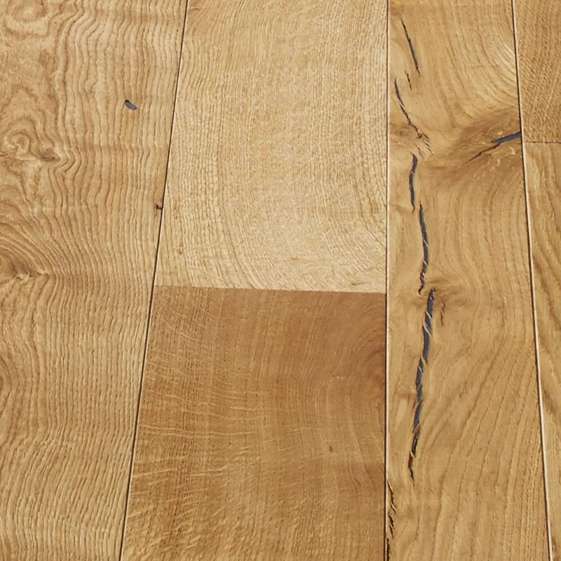 Chêne contrecollé 295 mm structuré huilé 20 mm - lot exclusif dès 74 €/m² HT | Floorz™