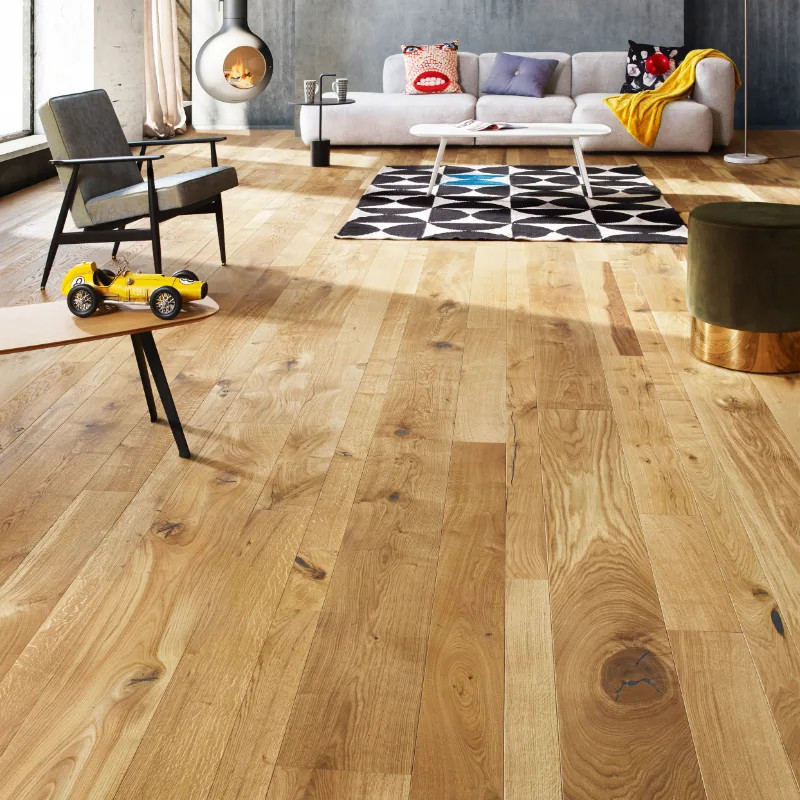 Chêne contrecollé 295 mm structuré huilé 20 mm - lot exclusif dès 74 €/m² HT | Floorz™