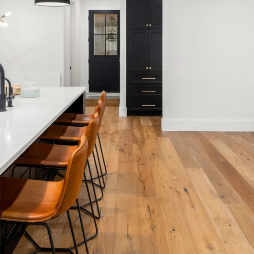 Parquet contrecollé Chêne Campagne - 14 x 190 x 1900 mm - huilé - brossé