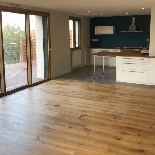 Parquet massif Chêne Campagne - 23 x 100 - brut - Pau